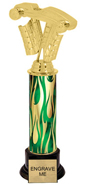 13 inch Trophy on weighted black base