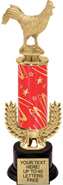 13 inch Gold Wreath Riser Trophy on Round Synthetic Base