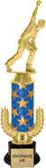 13 inch Gold Wreath Riser Trophy on Round Synthetic Base