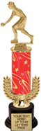 13 inch Gold Wreath Riser Trophy on Round Synthetic Base