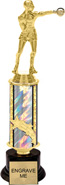 12 inch Shooting Star Column Riser Trophy