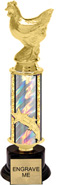 12 inch Shooting Star Column Riser Trophy