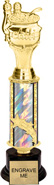 12 inch Shooting Star Column Riser Trophy