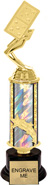 12 inch Shooting Star Column Riser Trophy