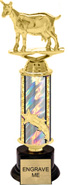 12 inch Shooting Star Column Riser Trophy