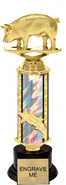 12 inch Shooting Star Column Riser Trophy