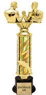 13 inch Shooting Star Column Riser Trophy