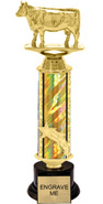 13 inch Shooting Star Column Riser Trophy