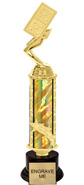 13 inch Shooting Star Column Riser Trophy