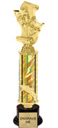13 inch Shooting Star Column Riser Trophy