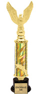 13 inch Shooting Star Column Riser Trophy
