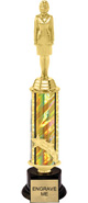 13 inch Shooting Star Column Riser Trophy