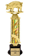 13 inch Shooting Star Column Riser Trophy