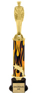 14 inch Shooting Star Column Riser Trophy
