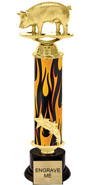 14 inch Shooting Star Column Riser Trophy