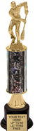 12 inch Gold Stem Riser Trophy on Round Synthetic Base