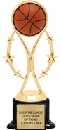 Basketball 6 Star Color Sport Theme [8 inch]