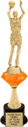 Diamond Riser Trophy on Synthetic Base [10 inch]