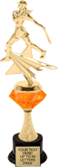Softball Shooting Star Diamond Riser Trophy on Synthetic Base [11.5 inch]