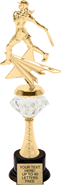 Softball Shooting Star Diamond Riser Trophy on Synthetic Base [13 inch]