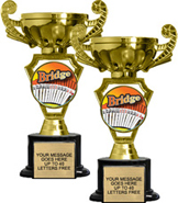 Majestic Cup Insert Holder on Synthetic Black Bases [8 inch]