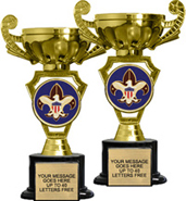 Majestic Cup Insert Holder on Synthetic Black Bases [8 inch]