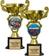 Majestic Cup Insert Holder on Synthetic Black Bases [8 inch]