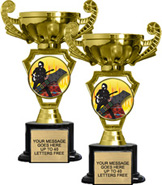 Majestic Cup Insert Holder on Synthetic Black Bases [8 inch]