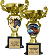 Majestic Cup Insert Holder on Synthetic Black Bases [8 inch]