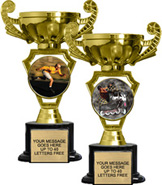 Majestic Cup Insert Holder on Synthetic Black Bases [8 inch]