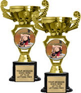 Majestic Cup Insert Holder on Synthetic Black Bases [8 inch]