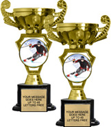Majestic Cup Insert Holder on Synthetic Black Bases [8 inch]