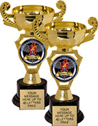 Majestic Cup Insert Holder on Synthetic Black Bases [8 inch]