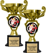 Majestic Cup Insert Holder on Synthetic Black Bases [8 inch]
