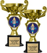 Majestic Cup Insert Holder on Synthetic Black Bases [8 inch]