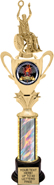 1/2 Cup Insert Riser Trophy on Round Synthetic Base [15 inch]