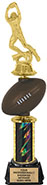Spinning Squeezable Football Riser Trophy [13 inch]