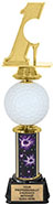 Spinning Squeezable Golf Riser Trophy [13 inch]