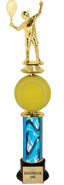 15 inch Spinning Squeezable Tennis Ball Riser Trophy
