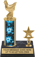 12 inch Trophy with 1 Trim