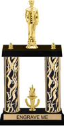 15 inch Two-Post Trophy