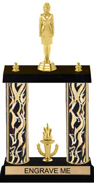 15 inch Two-Post Trophy