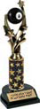 12 inch Billiards Spinning Resin Ball Trophy