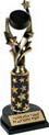 12 inch Hockey Spinning Resin Puck Trophy