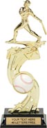 Baseball All-Star Sport Ball Riser Trophy [12 inch]