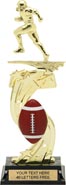 Football All-Star Sport Ball Riser Trophy [12 inch]