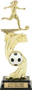 Soccer All-Star Sport Ball Riser Trophy [12 inch] Female