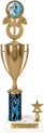 Single-Trim Wreath & Torch Insert Trophy on Synthetic Bases [17 inch]