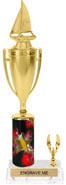 15 inch Trophy with Cup & 1 Trim