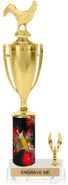 15 inch Trophy with Cup & 1 Trim